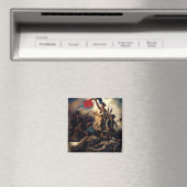 Die Freiheit, die das Volk führt, Eugene Delacroix Magnet (In Situ (Geschirrspüler))