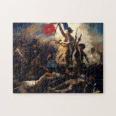 Die Freiheit, die das Volk führt, Eugene Delacroix Puzzle (Horizontal)