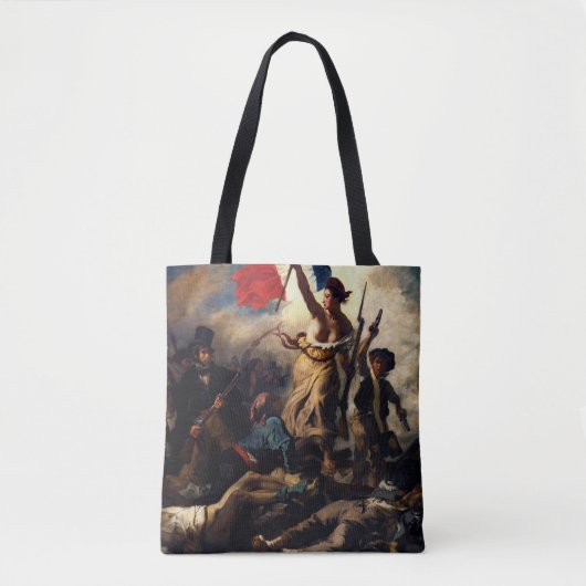 Die Freiheit, die das Volk führt, Eugene Delacroix Tasche (Vorderseite)