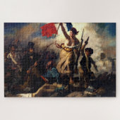 Die Freiheit führt das Volk, Eugene Delacroix Puzzle (Horizontal)