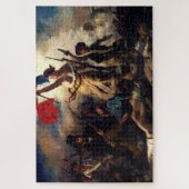 Die Freiheit führt das Volk, Eugene Delacroix Puzzle (Vertikal)