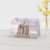 Die Freiheit ist die knurrende Karte (Gelbe Blume)