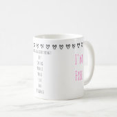 Die Freiheit, mich rosa zu trennen Kaffeetasse (VorderseiteRechts)