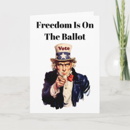 Die Freiheit steht 2026 an der Wahl Karte