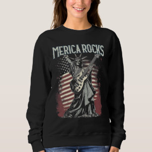 Die Freiheitsstatue 4. Juli Country Rock Mus Sweatshirt