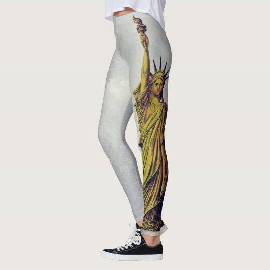Die Freiheitsstatue, Die große Bartholdi-Statue Leggings (Links)