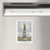 Die Freiheitsstatue, Die große Bartholdi-Statue Magnet (In Situ (Geschirrspüler))
