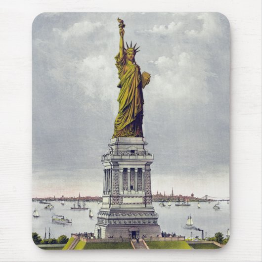 Die Freiheitsstatue, Die große Bartholdi-Statue Mousepad (Vorne)