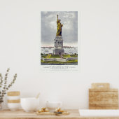 Die Freiheitsstatue, Die große Bartholdi-Statue Poster (Küche)