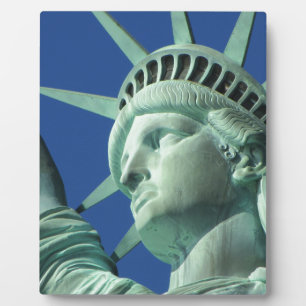 Die Freiheitsstatue in New York Fotoplatte