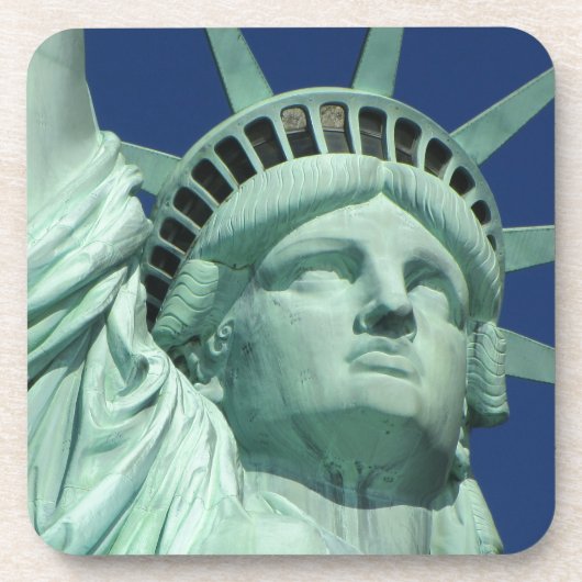 Die Freiheitsstatue in New York Getränkeuntersetzer (Vorderseite)