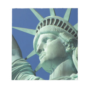 Die Freiheitsstatue in New York Notizblock