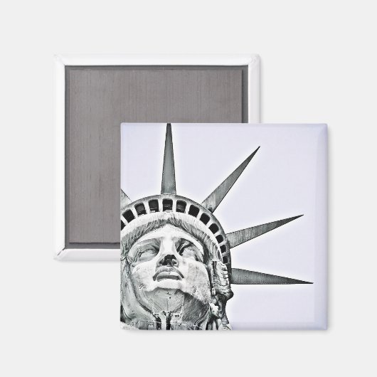 Die Freiheitsstatue Magnet (Vorderseite/Rückseite)