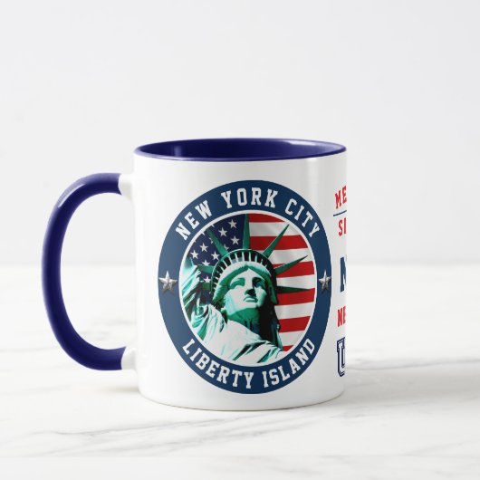 Die Freiheitsstatue | New York, NY Tasse (Links)