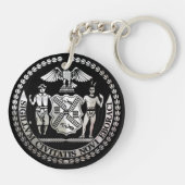 Die Freiheitsstatue, NY Schlüsselanhänger (Rückseite)