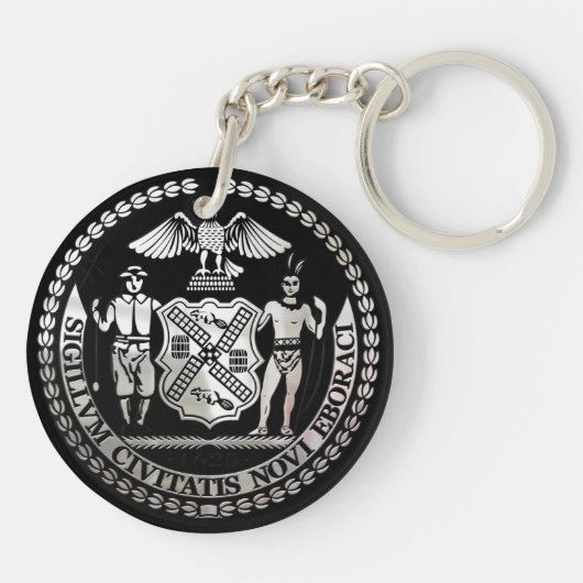 Die Freiheitsstatue, NY Schlüsselanhänger (Rückseite)