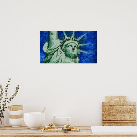 Die Freiheitsstatue Poster (Küche)