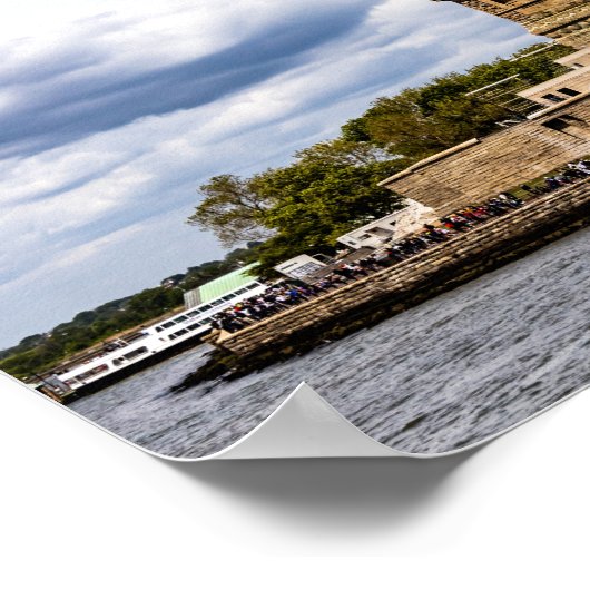 Die Freiheitsstatue Poster (Ecke)