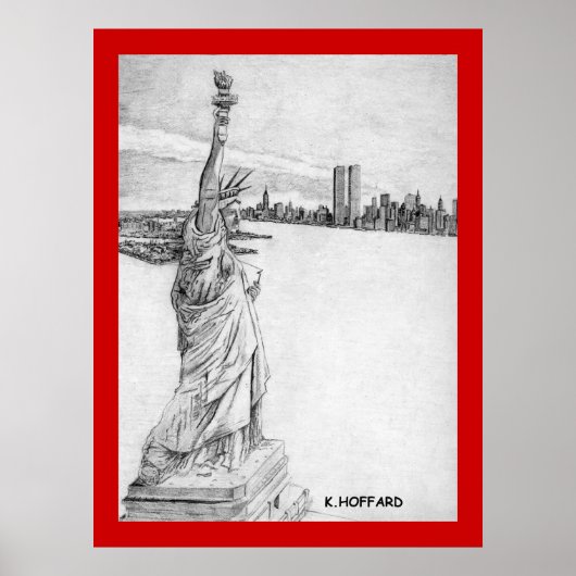 Die Freiheitsstatue Poster (Vorne)