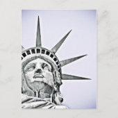 Die Freiheitsstatue Postkarte (Vorderseite)