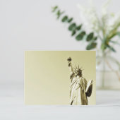 Die Freiheitsstatue Postkarte (Stehend Vorderseite)