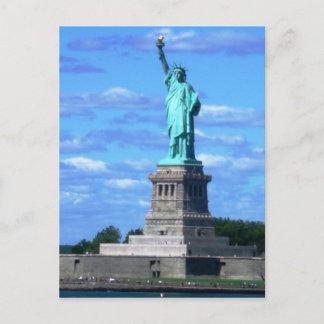 Die Freiheitsstatue Postkarte