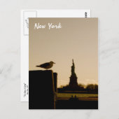 Die Freiheitsstatue Postkarte (Vorne/Hinten)