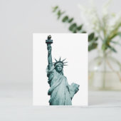 Die Freiheitsstatue Postkarte (Stehend Vorderseite)