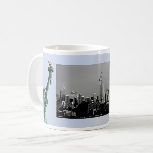 Die Freiheitsstatue Tasse (Vorderseite Links)