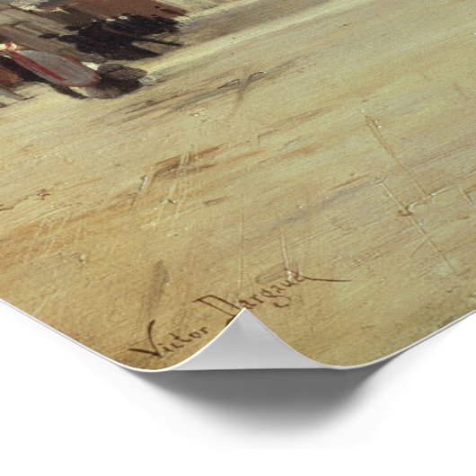 Die Freiheitsstatue von Bartholdi Poster (Ecke)