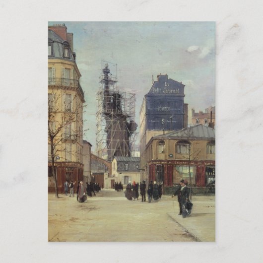 Die Freiheitsstatue von Bartholdi Postkarte (Vorderseite)