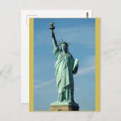 Die Freiheitsstatue zur Aufklärung der Welt Postkarte (Vorne/Hinten)