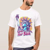 Die Freiheitsstatue zurück nach Frankreich T-Shirt (Vorderseite)