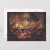 Die Freimaurer des Affen Postkarte (Vorne/Hinten)