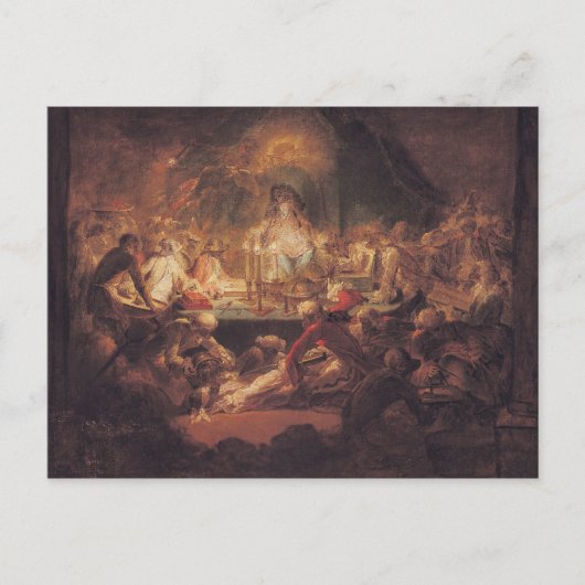 Die Freimaurer des Affen Postkarte (Vorderseite)