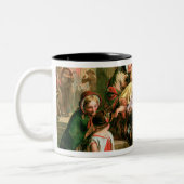 Die Freisprechung Zweifarbige Tasse (Links)