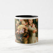 Die Freisprechung Zweifarbige Tasse (Mittel)