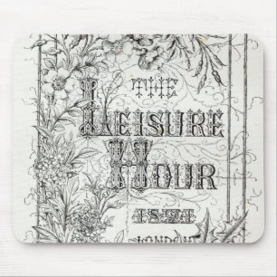 Die Freizeit-Stunde, London, 1891 Mousepad