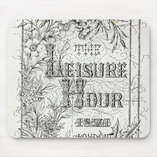 Die Freizeit-Stunde, London, 1891 Mousepad (Vorne)