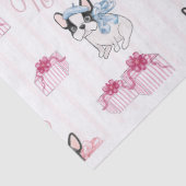 Die Frenchie Noël-Kollektion Seidenpapier (Detail)
