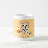 Die Frenchie Weiß-Tasse Kaffeetasse (Mittel)