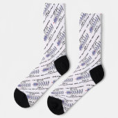 Die Frequenzen des Lebens sind eine relative Angel Socken (Linkes Detail)