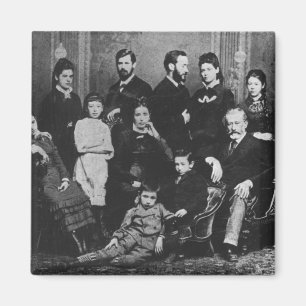Die freud-Familie, c.1876 Magnet