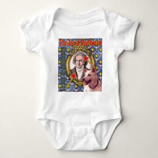 Die Freude am Beethoven Baby Bodysuit Baby Strampler (Vorderseite)