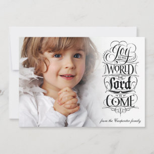 Die Freude am Christlichen Weihnachtsfest der Welt Feiertagskarte