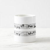 Die Freude am Lord ist meine Stärke Kaffeetasse (Mittel)