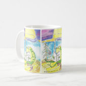 DIE FREUDE AM SPRUNG KAFFEETASSE (Vorderseite Links)