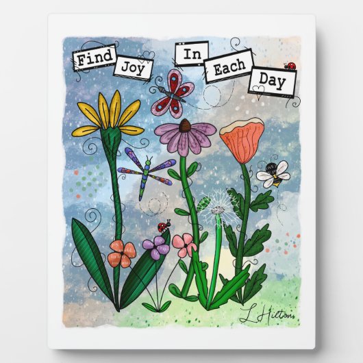 Die Freude am Tag | Art Fotoplatte (Vorderseite)