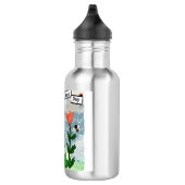 Die Freude am Tag Edelstahlflasche (Rechts)