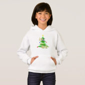 Die Freude am Weihnachtsbaum der Welt Hoodie (Vorne ganz)